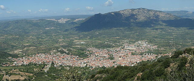 Vue sur Oliena