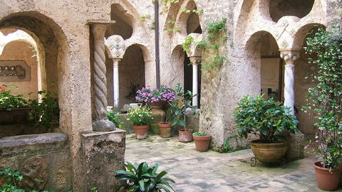 Villa Cimbrone, entrée