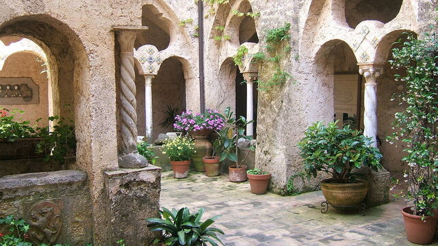 Villa Cimbrone, entrée