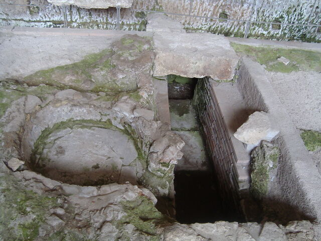 Les marches menant à Crypta Balbi à Rome