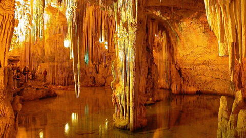 Neptune's Grotto, interieur