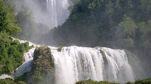 Vue sur la Cascate delle Marmore