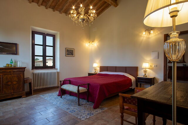 Villa Leone Reale, chambre