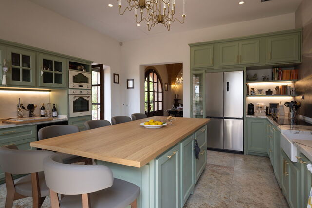 Villa Leone Reale, cuisine