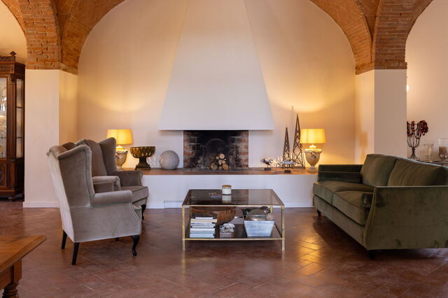 Villa Leone Reale, salon