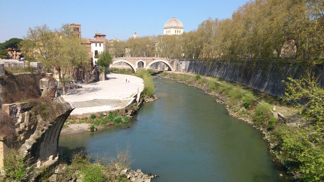 Les berges du Tibre