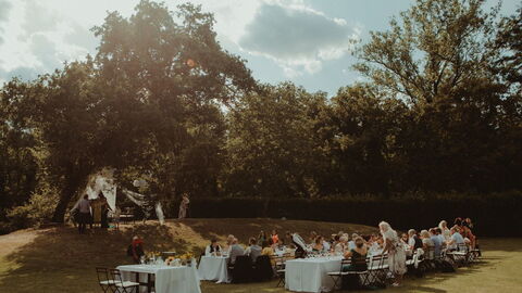 Dîner de mariage à la Villa Marina
