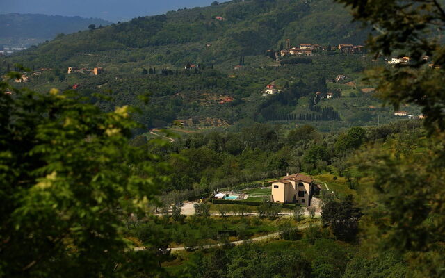 Vue de la villa le ferrette