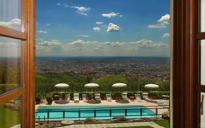 Vue depuis la villa le ferrette