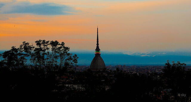 La Mole Antonelliana vu de nuit
