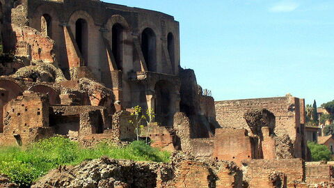 Anciennes ruines sur le Mont Palatin