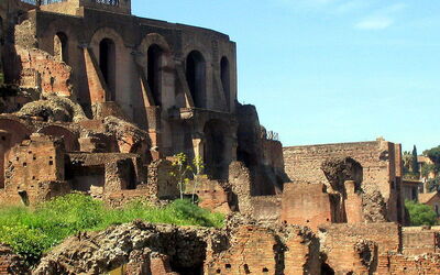Anciennes ruines sur le Mont Palatin