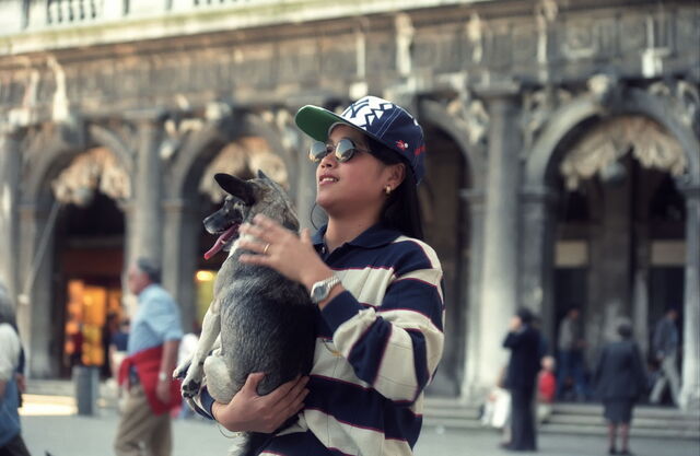 Venise avec chien