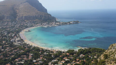 Mondello plage, Palerme
