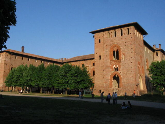 Vue sur le Castello Sforzesco