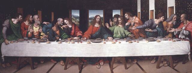 Le Tableau restauré de La Cène