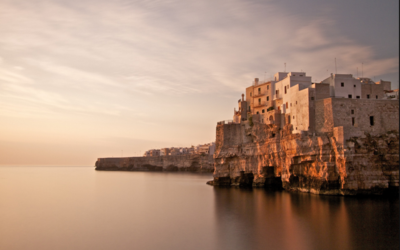 Polignano a Mare, coucher de soleil