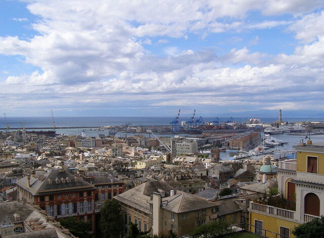 Gênes, vue
