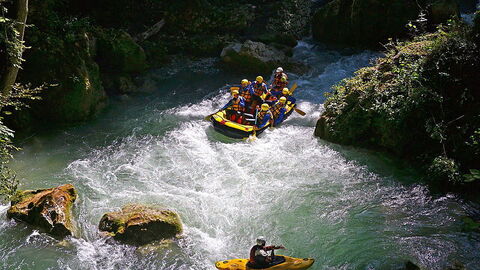 Rafting et Kayaking, chutes de Marmore