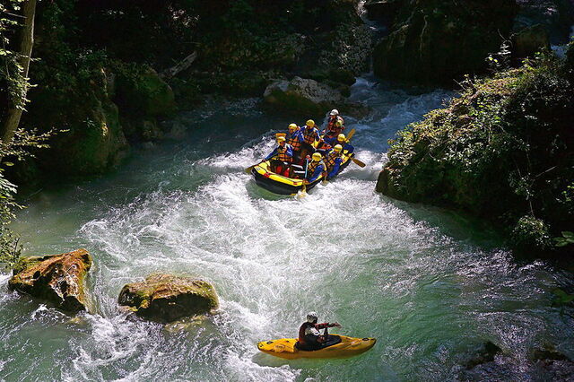 Rafting et Kayaking, chutes de Marmore