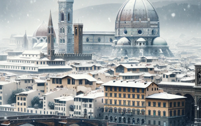 Florence sous la neige