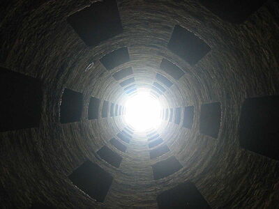 Le fond du Puits de Saint Patrick