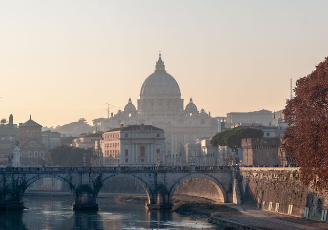Rome au coucher du soleil