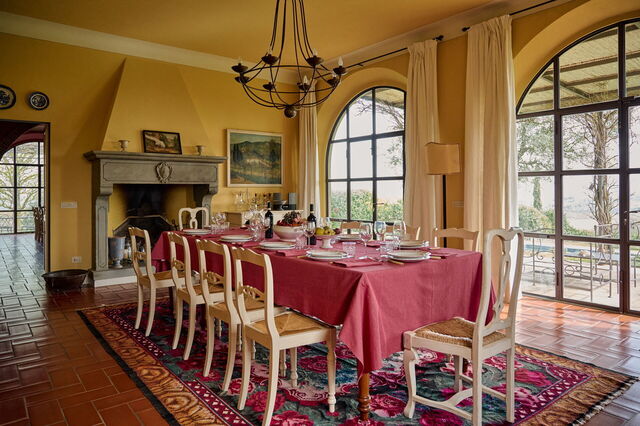 Villa Marliana, salle à manger