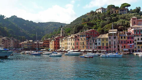 Vue panoramique sur Portofino