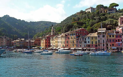 Vue panoramique sur Portofino