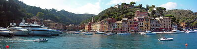 Vue panoramique sur Portofino