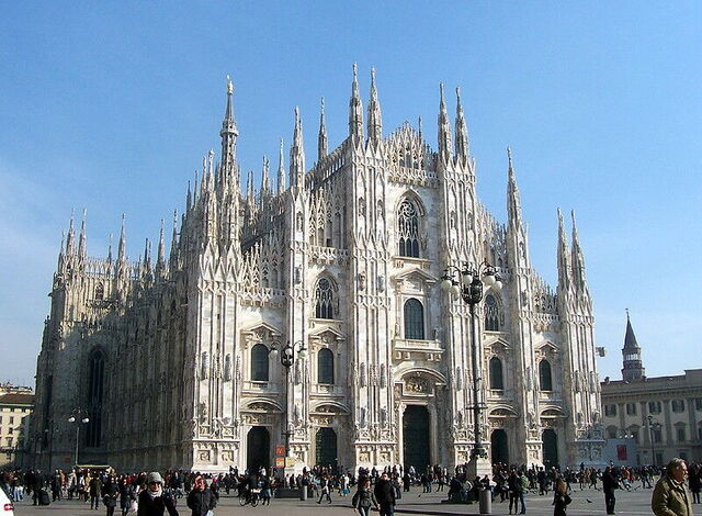Vue sur la cathédrale de Milan