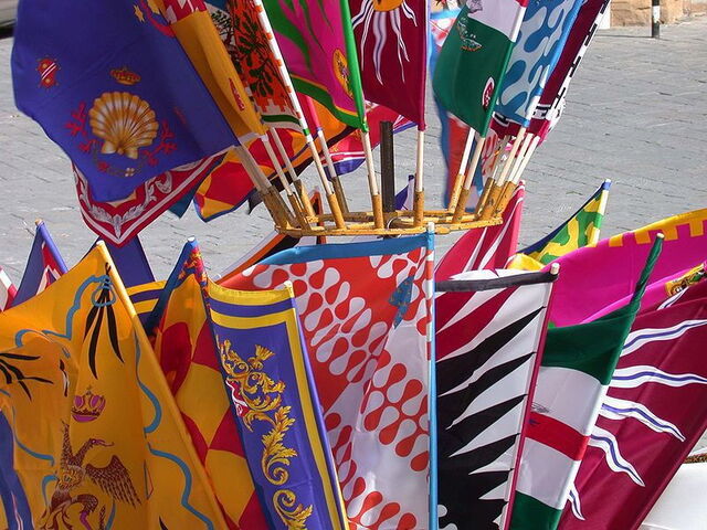 Drapeaux des districts