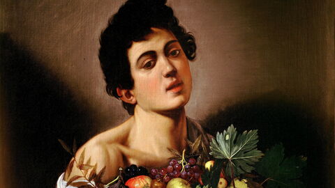 Garçon avec un panier de fruits, Caravaggio
