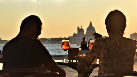 Aperol Spritzes à Venise