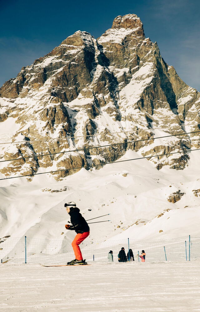 Ski dans la vallée d'Aoste