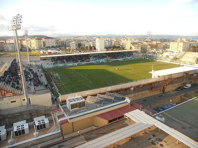 Le stade de football de Crotone