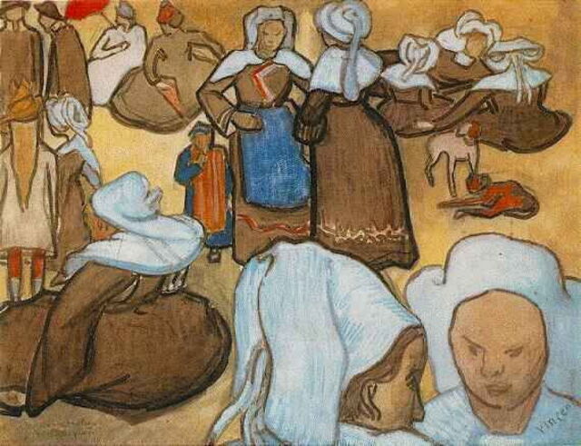 Femmes Bretonnes, Van Gogh