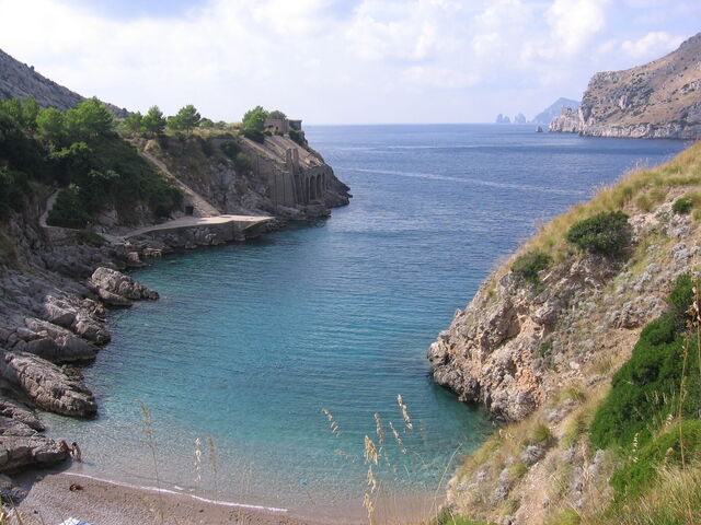 Baie d'Ieranto, eau