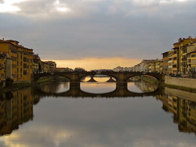 Le fleuve Arno à Florence