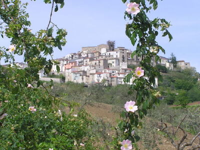 Vue dur la ville de Lupara en Molise