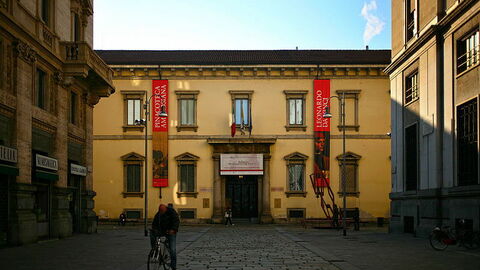 Biblioteca Ambrosiana, façade principale