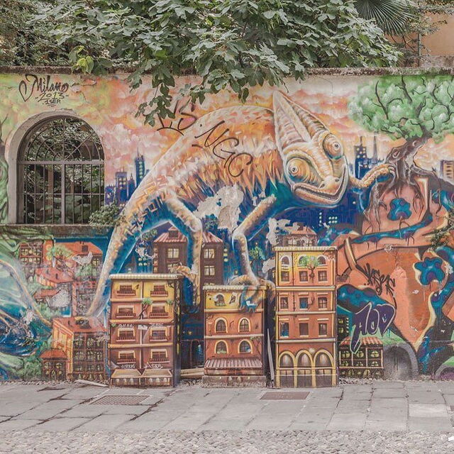 Art de rue à Milan
