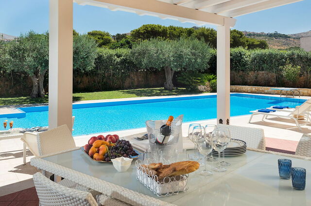 Villa Cornino, dîner en plein air