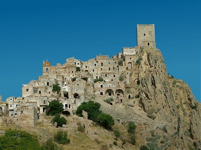 Vue sur Craco