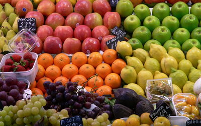 Fruits sur un marché