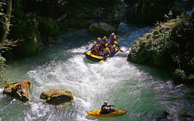 Rafting et kayak, Marmore rapides