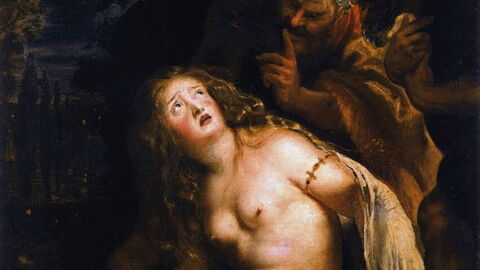Susanna et les aînés, Rubens, détail