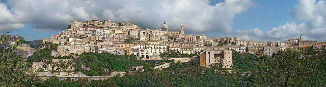 Vue de Ragusa Ibla