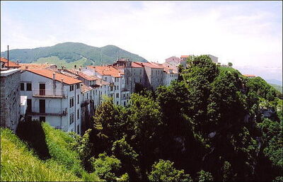 Vue de la ville Capracotta